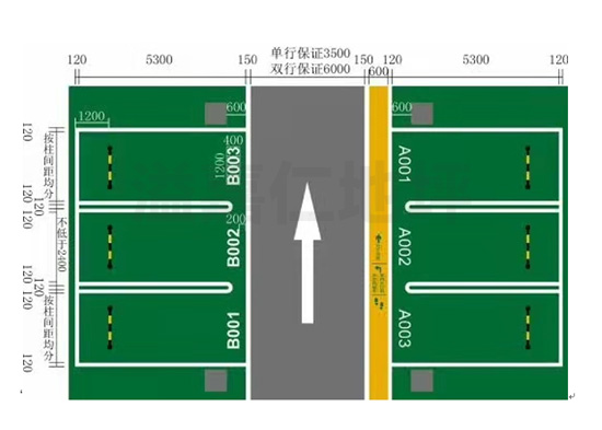 地下车库平面设计图