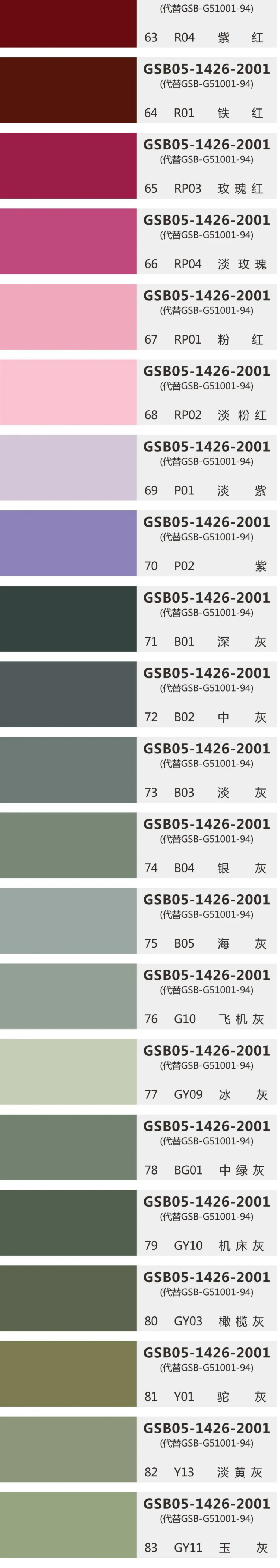 环氧地坪国标色卡GSB05-1426-2001（83色完整版）—电子收藏版_04.jpg
